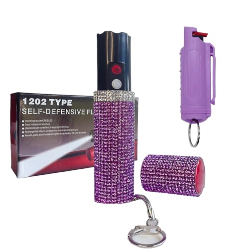 Lipstick Stun Gun for Women self Defense Flashlight Stun Guns with Safety