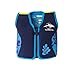 Produktbild The Original Konfidence Jacket I Neopren Schwimmjacke ideal für Kinder I inkl. Baumwoll-Windel, Größe:4-5 Jahre, Design:blue/palm