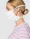 Oscar Apparels Wiederverwendbare Stoffmaske, 100% BCI Baumwolle mit Schleife zum Selbstbinden, Weiß, Erwachsene (5er Pack)