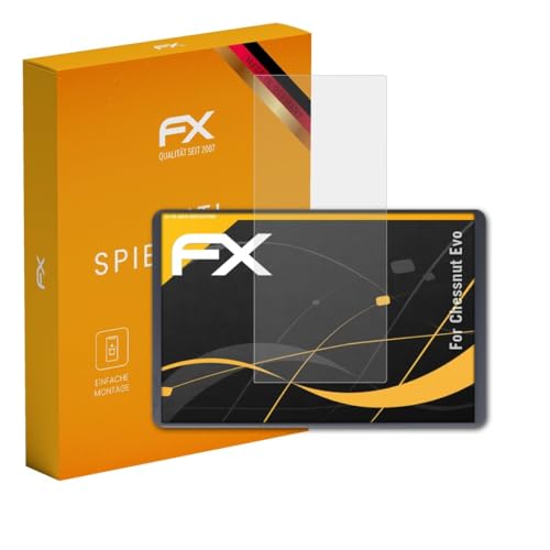 atfolix screen protector compatible with chessnut evo screen protection film anti-reflective and shock-absorbing fx protector film 2x