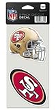 San Francisco 49ers Set of 2 Die Cut Decals