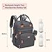 BabbleRoo Diaper Bag Backpack - Baby Essentials Travel Tote - Multi Function Waterproof Diaper Bag, Travel Essentials Baby Bag with Changing Pad, Stroller Straps & Pacifier Case - Unisex, Dark Gray