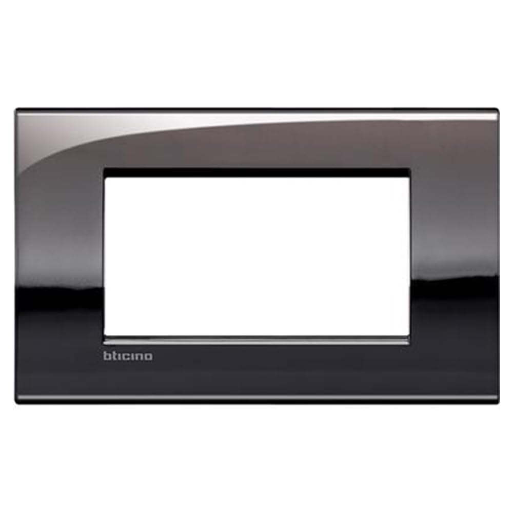 Bticino LNC4804PT Placca Livinglight Air 4 Moduli, Peltro