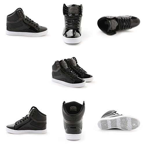 Pastry womens Pop Tart Glitter Women fashion sneakers, Black, 5 US