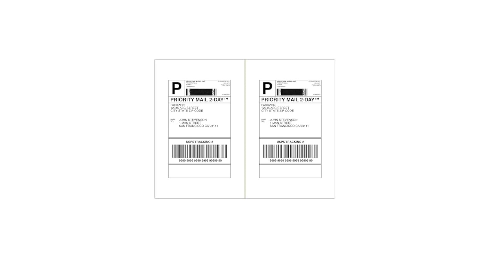 Amazon.com : PACKZON Shipping Labels with Self Adhesive