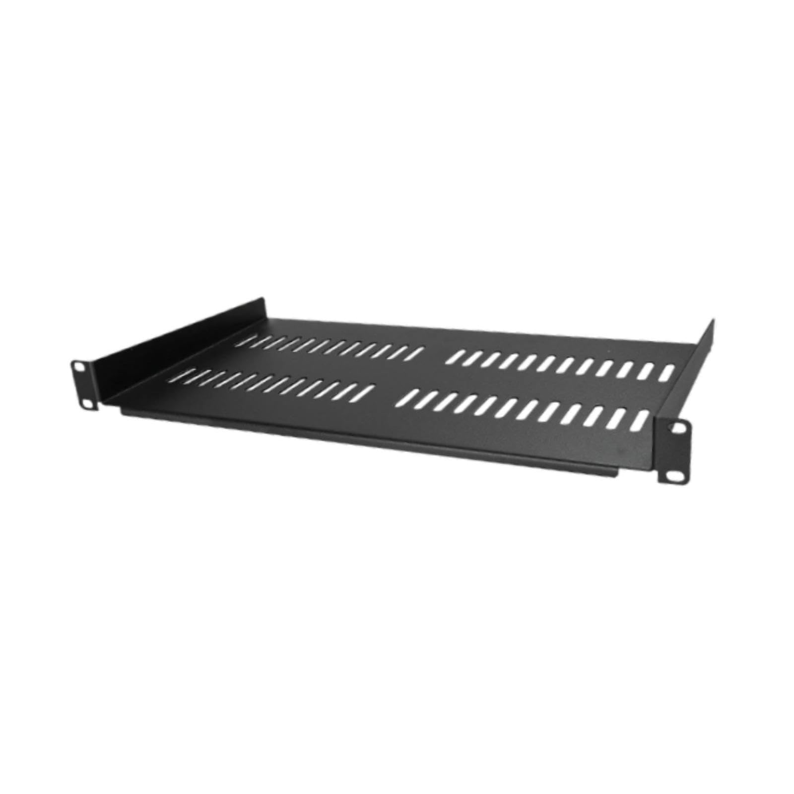 Rack de Red de 19 Pulgadas y 10 Pulgadas de Profundidad. Soporta hasta 20 kg para Equipos Pesados en Estudios u oficinas. Fabricado con Acero Laminado