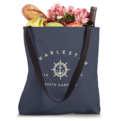 Charleston South Carolina - Charleston SC Anchor Tote Bag miniatura 4