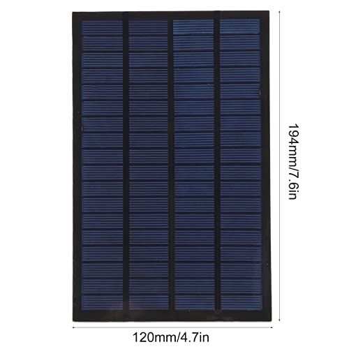 2.5W 18V painel solar de polissilício módulo de placa de carregamento solar portátil carregador de e