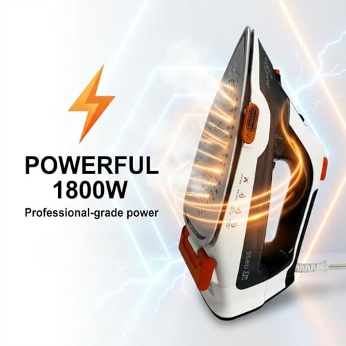 Eurosteam Step Up Smart Iron - All-in-One Ironing with Auto-Lift Safety & Smart Temp Technology - Step Up Your Ironing Game with Effortless Precision - Image 6