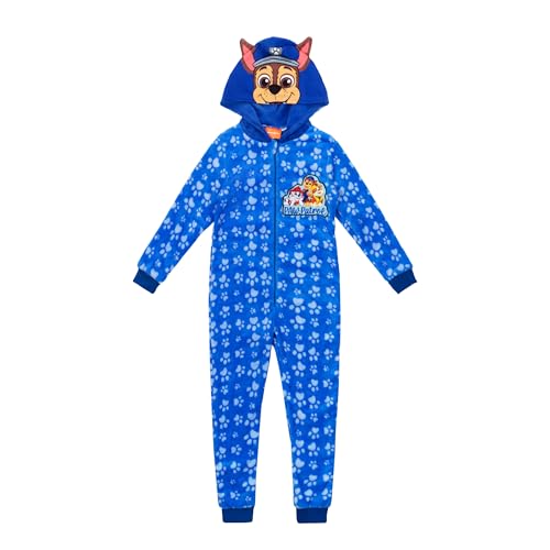 PAW PATROL Jungen Schlafanzug Jumpsuit Overall Pyjama Schlafanzug (DE/NL/SE/PL, Numerisch, 98, 104, Regular, Hellblau)