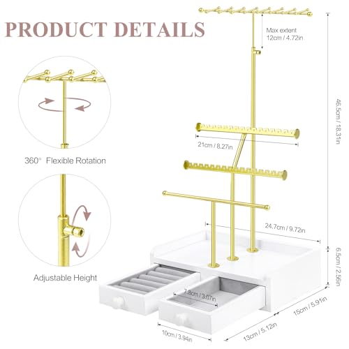 FODIENS Jewelry Organizer Stand, 23