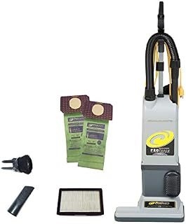 ProTeam ProForce 1500XP Bagged Upright Vacuum Cleaner with HEPA Media Filtration, Commercial Upright