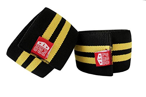 Faixa De Joelho Profissional Crossfit (PRETO C/BRANCO)