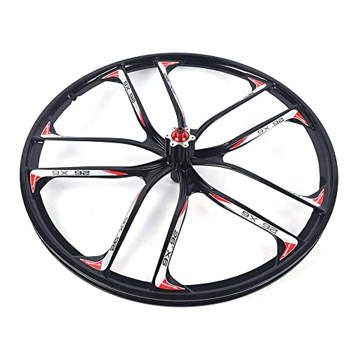 Tqshoop 26" Mountain Bike Wheelset, 10 Spoke Rims Mag Alloy Disc Brake Mtb Wheelset, Bicycle Front Rear Bicycle Wheel Brake Kit For Mountain Bike #TOP2