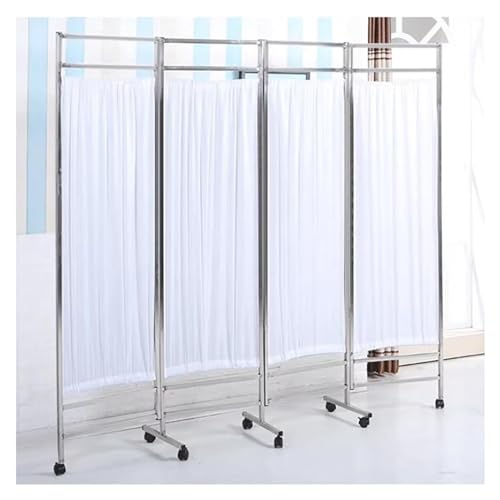 Paravent médical de confidentialité pliable à roulettes Modèle D - 2