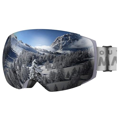 COMPATIBILE CON QUALSIASI TIPO DI CASCO - Il cinturino elastico extra lungo, assicura la compatibilità della maschera con tutti i caschi. Adatta per adulti e giovani