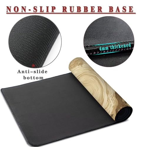 Sous main bureau extra large pour stopper les tapis qui glissent