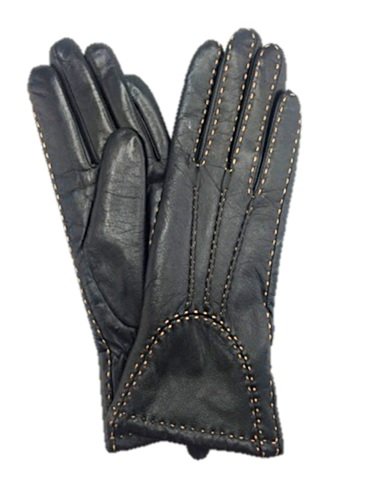 MoDA Ms Minsk Women's Stitched Genuine Leather Fully Lined Winter Gloves