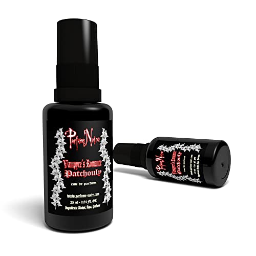 Vampyre's Romance - 25ml Patchouli Parfüm mit Opiumduft - veganes Eau de Parfüm im original DarXity Samtbeutel Cover