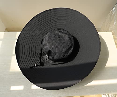 Image of Wide Brim Sun Hat for Men Women UV Protection Ventilated Summer Hats for Fishing Hiking Garden Beach