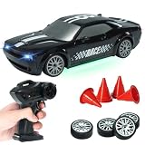 7JI ラジコンカー ラジコン RC カー ドリフト 車 おもちゃ 電動 リモコンカー 充電式 アンダーライト 侍 サムライ 誕生日 プレゼント 贈り物 ギフト クリスマス