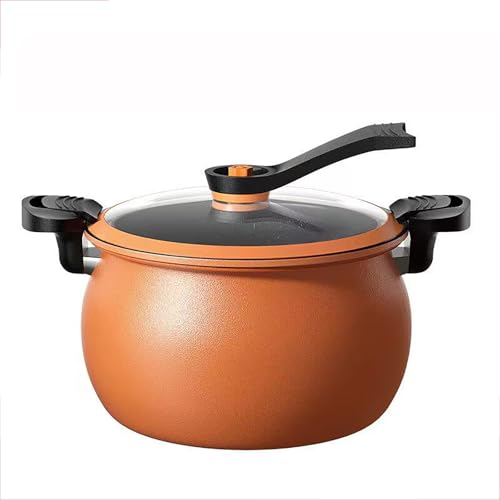 Olla a presión con recubrimiento médico 14.5qt naranja