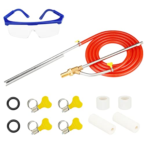 SEHNSUCHT Pressure Washer Sandblasting Kit with Wet Abrasive Sandblaster Attachment, Include Nozzle Tips, 1/4 Inch Quick Disconnect, Replacement for 5000 PSI