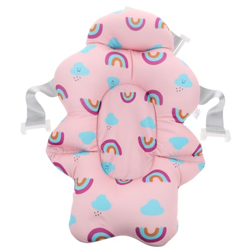 ノーブランド品 用バスタブ 新生児から幼児対応 軽量耐摩耗素材 快適サポート ベビーバスネット 浴槽用入浴補助クッション