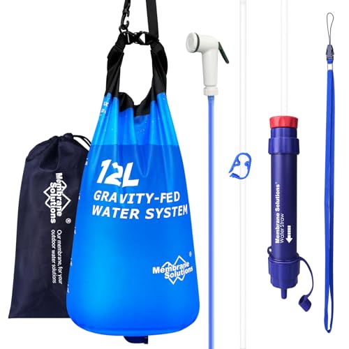 Membrane Solutions Gravity Water Filter with Shower
