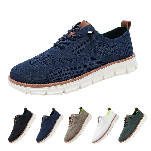 riou Zapatos Wearbreeze for Hombre, Zapatos Ortopédicos Urbanos Ultra Cómodos, Breeze Urban Zapatos Hombre, Zapatos Casuales de Malla Transpirable for Caminar