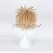 COSPLAZA Cosplay Wig Short Lt. Blonde Mixed Pink Hair Men Anime Hair Synthetic Wigs