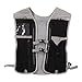 Sports Running Vest, Breathable Mesh Running Hydration Vest Chest Straps Running for Riding Hiking Mountaineering (Black)