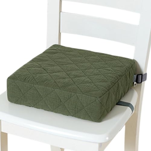 Coussin rehausseur bébé sécurisé et compact de dimensions 32x32x8 cm