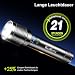 REHKITTZ Wiederaufladbare LED-Taschenlampe, 2200 Lumen, Superhell