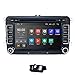 Produktbild Android 10 Autoradio für VW Radio mit Navi Unterstützt Bluetooth DAB + CD DVD Android Auto WiFi 4G USB MicroSD 2 Din 7 Zoll Bildschirm DSP Audio + Camera