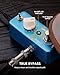LEKATO Mini Pitch Shifter Pedal, Harmonizer Guitar Pedal Pitch Shift Box, Harmonizer Digital Octave Drop Pedals, True Bypass, Small Effects for Electric Guitar Bass