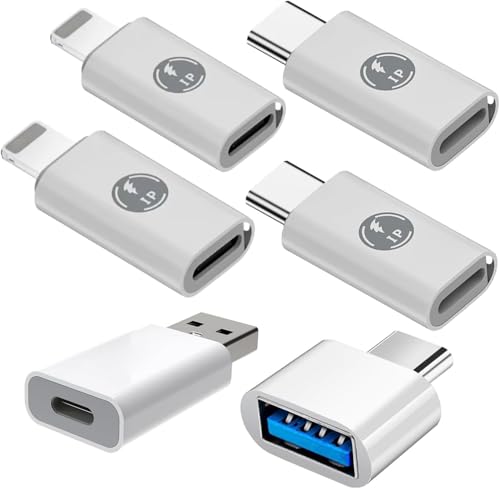 6Pcs USB C to USB 3.0 OTG Adapter,USB 3.0 to Type C Converter Connector