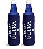 Michelob Ultra 16oz Aluminum Slim Bottle Coolie Cooler Can Huggie Set of 2