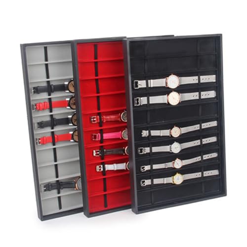 Boîte de rangement pour montres contre les rayures étui portable de voyage