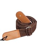 DECHOUS スタイルのマンドリンストラップ ウクレレスリング バンジョレレストラップ バリトンウクレレスト ストコットン ストレザー ウケスト