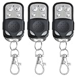 SMCEHEYA 3 pcs Universal Garage Door Opener Remote 433mhz Electric Gate Fob Universal Cloning Wireless Alarm Remote Control Key Fob for Car Garage Door Gate Universal Garage Door Opener Remote Cloning
