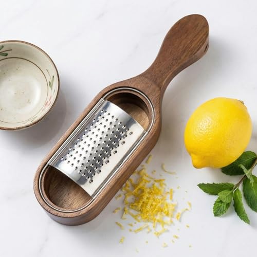 Rallador de Queso con Contenedor y Mango, Acero Inoxidable miniatura 2