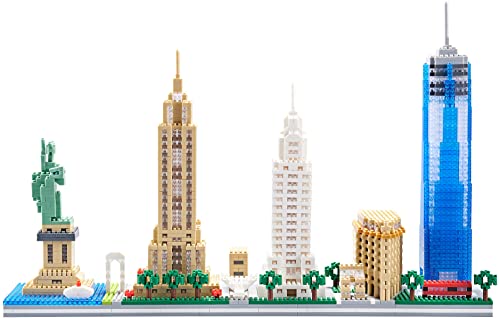 New York City Skyline Model Kit - 3452 pcs Architecture Toy for Kids & Adults