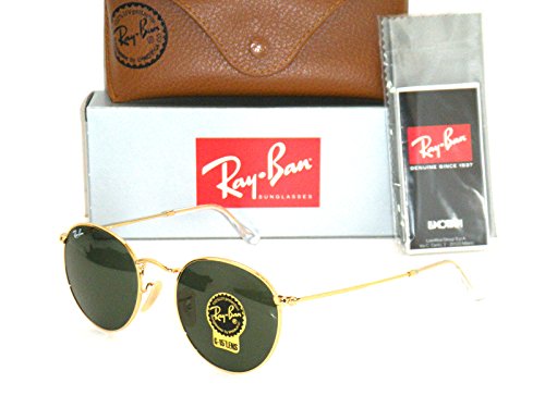 Ray Ban RB3447 ROUND METAL Sunglasses Color 001, Gold, 50 mm3