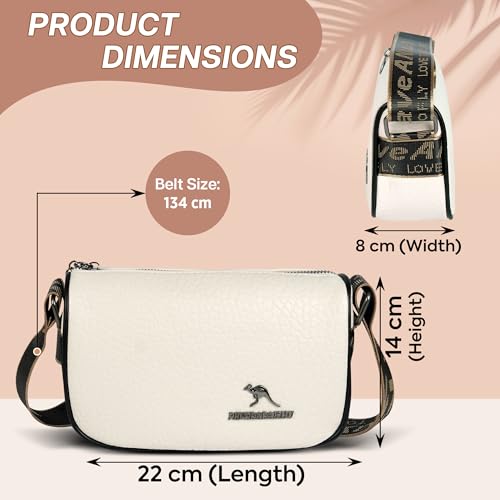 Image of Storite PU Leather Square Women Tote Bag, Stone Pattern fashionable & Party Sling Bag, Shoulder Crossbody Bag with Broad Strap