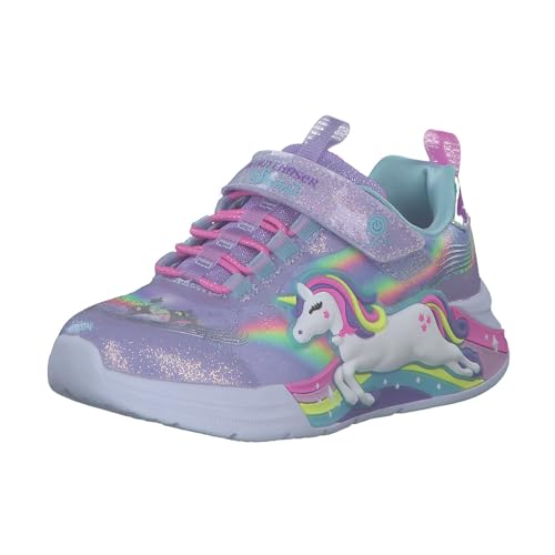 Skechers Mädchen Unicorn Chaser Sneaker, Violett, 29 EU