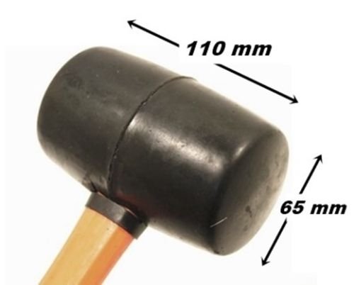 Martello Da Campeggio In Gomma Milestone | 350 Grammi | Nero | Per Picchetti E Tende | Impugnatura Ergonomica - Foto 13