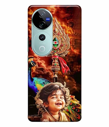 Image of Lord Murugan God Kartikeya Printed Hard Back Case Cover & Compatible for Vivo V40 | Vivo V40 Pro | T3 Ultra 5G (Multicolor) - D1804