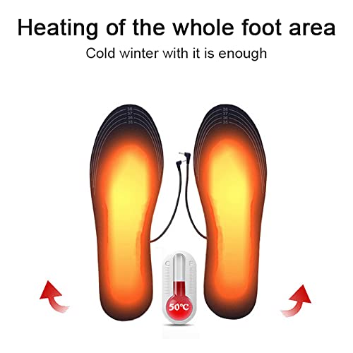 Vicfone Palmilhas de sapato aquecidas por USB Almofada de aquecimento elétrico para pés Aquecedor de