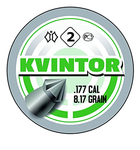 Kvintor 2 Air Gun Pellets .177 Cal 150/300ct (150ct)